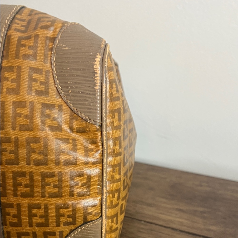 Fendi Tan Monogram Duffel Bag - Picture 8 of 15